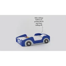 boingg! - a happy start Street Car Engineered Wood Bed in Red Colour image 2