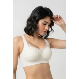 bodyline White Seamless Thin Padded Full Coverage T-Shirt Bra image 5