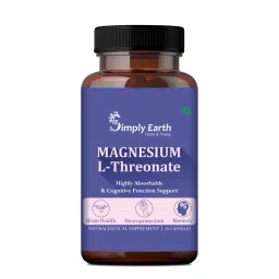 Simply Earth Magnesium L-Threonate, Supports Brain Health & Cognitive Function, Highly Bioavailable Magnesium - 30 Veg Capsules-picture-13