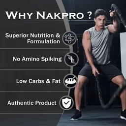 Nakpro Whey Platinum Whey Protein Isolate, 2.2 lb Chocolate image 3