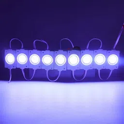 delhismart 5 Pieces (White) Dc 12 Volt 3 Watt (Coin Shape Led) Module Light Strip Dash Light Car, Motorbike, Truck, Van LED (12 V, 33 W) image 2