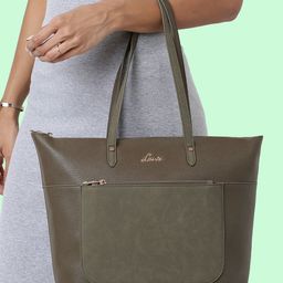 Lavie Women Amelia Olive Green Tote bag-picture-28