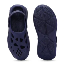 HRX by Hrithik Roshan Men Blue Textured Croslite Clogs image 4