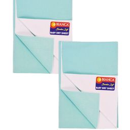 BIANCA Set of 2 Waterproof & Breathable Bamboo-Feel Baby Dry Sheet & Mattress Protector-picture-14