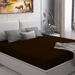 DREAM CARE Coffee Brown King Waterproof Mattress Protector-picture-34