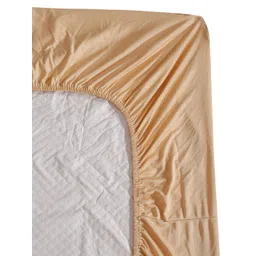 SOKNACK Beige Quilted Fitted King Size Mattress Protector image 2