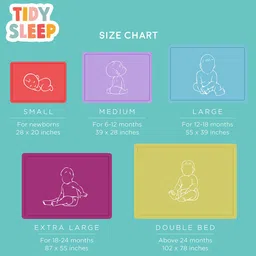 TIDY SLEEP Kids Set Of 2 Orange Water Proof Mattress Protector image 5