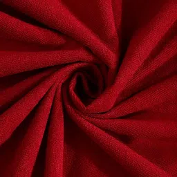 GADDA CO Maroon Cotton Terry Waterproof Elastic Fitted Mattress Protector image 5