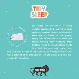 TIDY SLEEP Kids Set Of 3 Water Proof Mattress Protector image 5