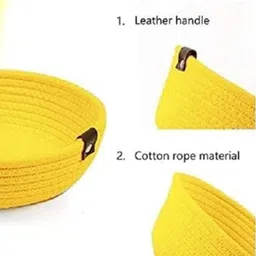 minget Jute Multipurpose Jute Storage Basket | Durable and Stylish Organiser Storage Basket image 3