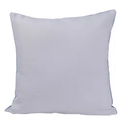 Myntra Elegant Homes Blue & Mustard Set of 5 Geometric Velvet Square Cushion Covers image 5