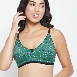 Clovia Green Printed Non Padded Everyday Bra-picture-35
