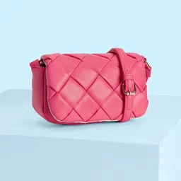 Forever Glam by Pantaloons Structured Sling Bag with Quilted-picture-31
