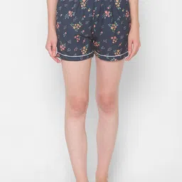 FashionRack Women Set of 2 Multi Printed Lounge Shorts image 2