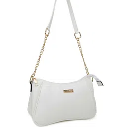 DressBerry Colourblocked Oversized Structured Hobo Bag with Quilted image 2