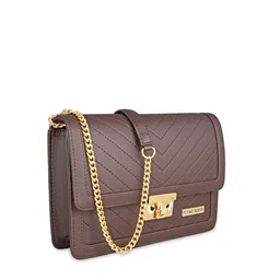 FLYING BERRY Small Size Textured Structured Sling Bag image 3