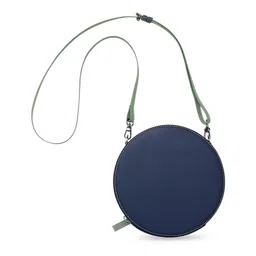 DailyObjects Blue Textured PU Swagger Crossbody Sling Bag image 5
