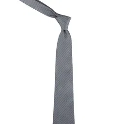 kavove KOVOVE Men Grey Printed Broad Neck Tie image 5