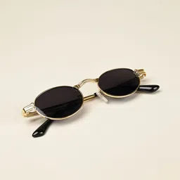 Voyage Unisex Oval Sunglasses with UV Protected Lens B80580MG5182 image 4