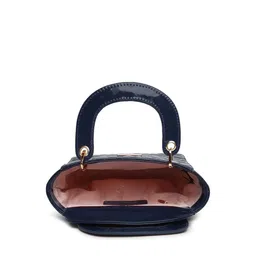 KLEIO Women Square Shape Quilted Small Handheld Sling Bag image 5