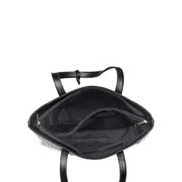 Toteteca Textured PU Oversized Shopper Shoulder Bag with Quilted image 3