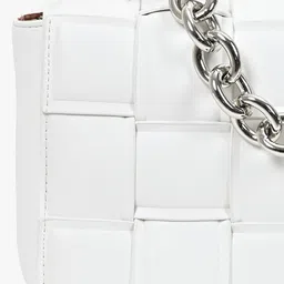 Kazo Textured Bucket Sling Bag with Quilted image 5