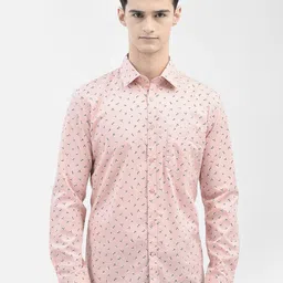 Crimsoune Club Floral Printed Slim Fit Pure Cotton Casual Shirt-picture-40