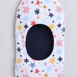 BUMZEE Infant Boys Set Of 2 Printed Cotton Reversible Monkey Cap image 5