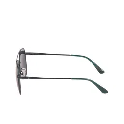 Hidesign Unisex Grey Lens & Black Aviator Sunglasses with UV Protected Lens - 8903439843601 image 3