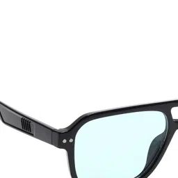 Eyejack Unisex Wayfarer Sunglasses with UV Protected Lens 9265CL969 image 2