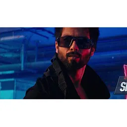 AUGEN Unisex Red Lens & Black Shield Sunglasses with UV Protected Lens VI-SG-66473 image 2