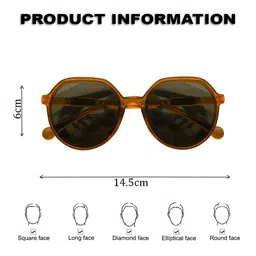 SYGA Women Round Sunglasses with UV Protected Lens GL-263 image 5