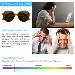 SYGA Women Round Sunglasses with UV Protected Lens GL-263 image 4