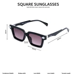 ROYALTAIL Unisex Square Sunglasses with UV Protected Lens RT-SUNG-134 image 5