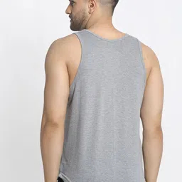 Friskers Men White & Grey 2 T-shirt image 2