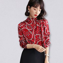 JC Collection Red Geometric Printed Top-picture-13