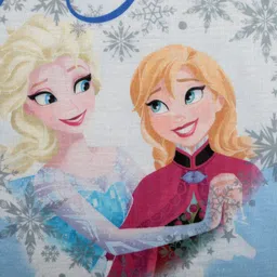 YK Disney Girls Frozen Blue Printed Top image 2
