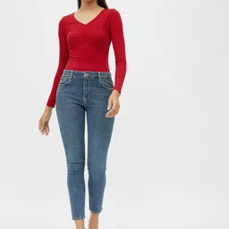 Harpa Red Fitted Top image 2