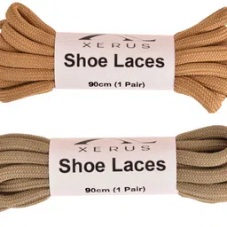 XERUS Shoe Lace Round Camel Tan Khaki For Boot Sport Hiking Shoes Shoe Lace-image-59