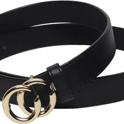 usl Women Black Texas Leatherite Belt-picture-18
