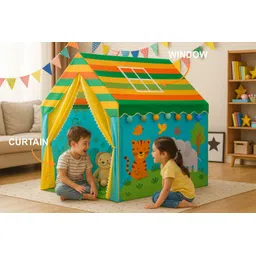 sukan tex kids tent house jungle them image 1