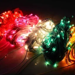 candle 40 LEDs 11 m Gold Steady String Rice Lights image 2