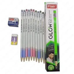 flair GLOW | 2.0mm MECHANICAL PENCIL | PACK OF 20 | Glow in the Dark | Pencil-picture-11