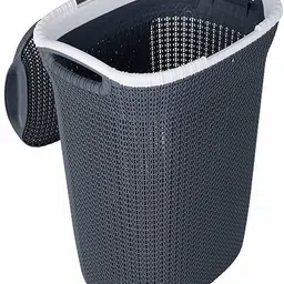 nayasa 45 L Black Laundry Basket image 3