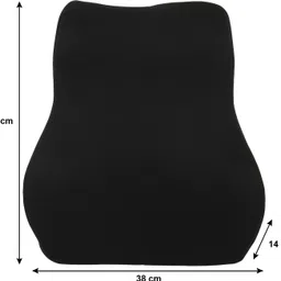 oshotto Black Fabric Car Pillow Cushion for Tata image 4