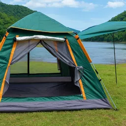 house of common Best Quality Automatic Camping Big Bird Tent 5-6 Person Waterproof Dome Tent - For Camping & hiking, Trekking, Picnic, Adventure, Outdoor, Garden image 3