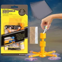 Glass Crack Repair Kit | Car Windshield Chip & Bulls-Eye Fix DIY Tool Windshield Repair Kit-image-36