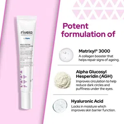 rivela dermascience by Cipla Multi Peptide Under Eye Cream for Dark Circles and Fine Lines image 2