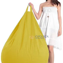 giglick 4XL 4XL Bean Bag With Relaxing Footrest Beans Filled Bean Bag Chair With Bean Filling image 4