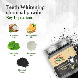 apollo noni Charcoal Teeth Whitening Powder for Natural Teeth Whitening |Fight Cavities Teeth Whitening Kit image 4